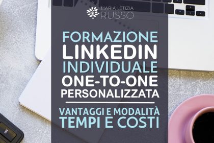 LINKEDIN FORMAZIONE PERSONALIZZATA INDIVIDUALE ONE-TO-ONE