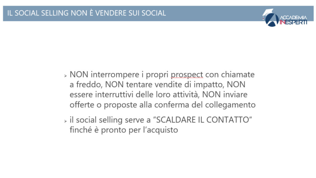 Definizione di Social selling