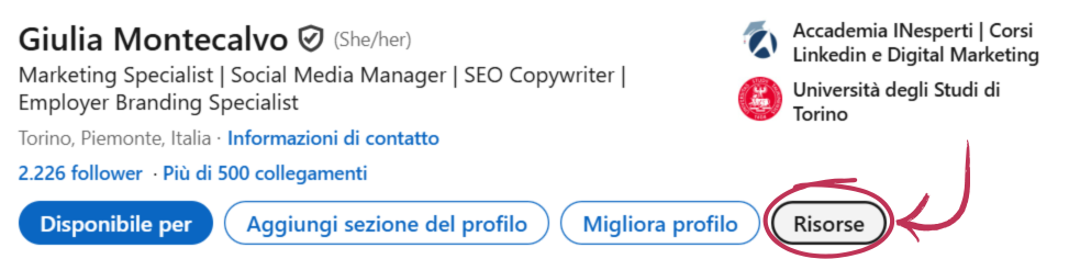 Come scaricare il profilo linkedin