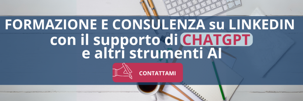 Corso Linkedin e AI prenota la call