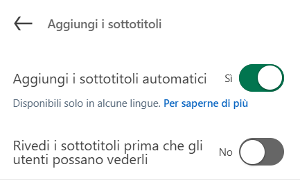 sottotitoli automatici video copertina linkedin