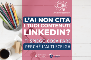 Le istruzioni per essere citati dall'AI con post articoli newsletter Linkedin